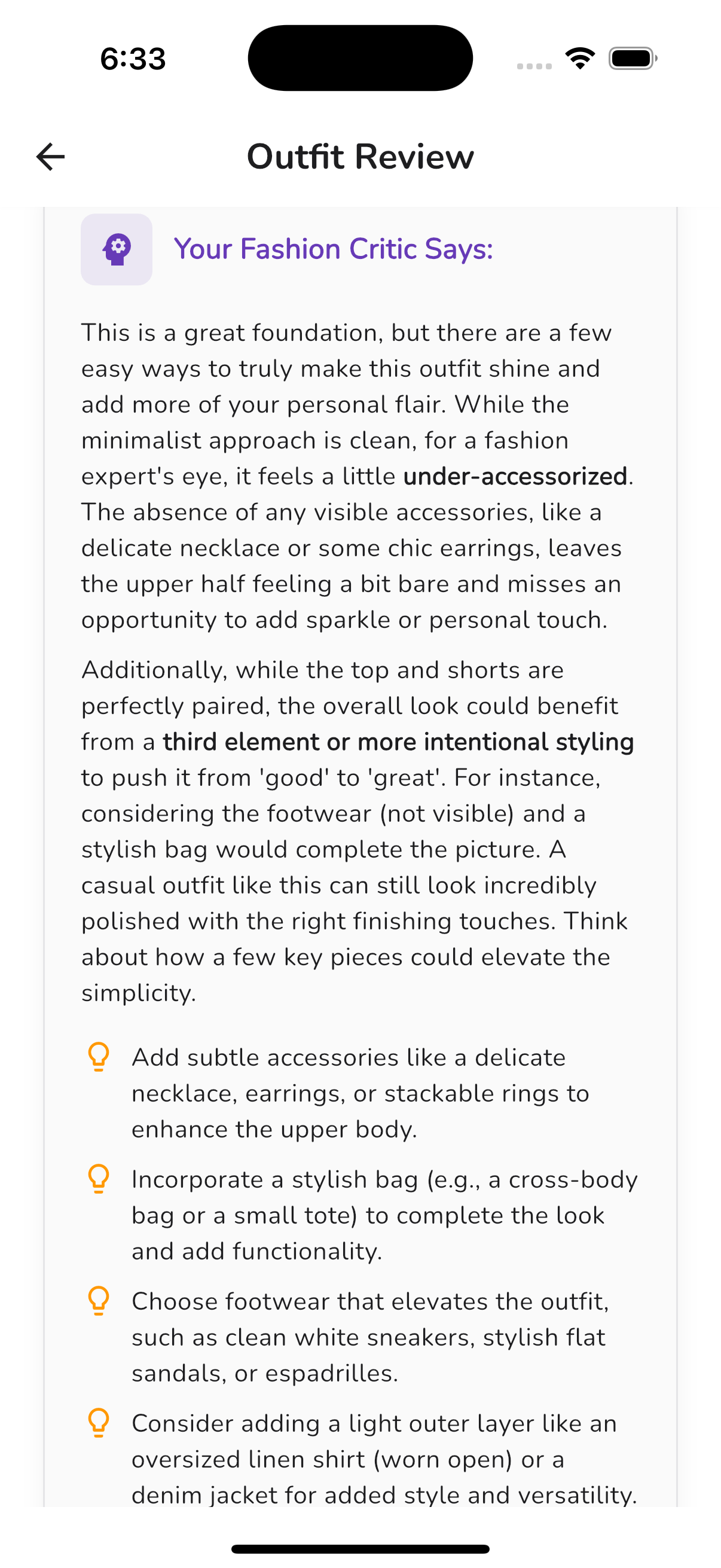 Style Feedback System - Get Expert Analysis