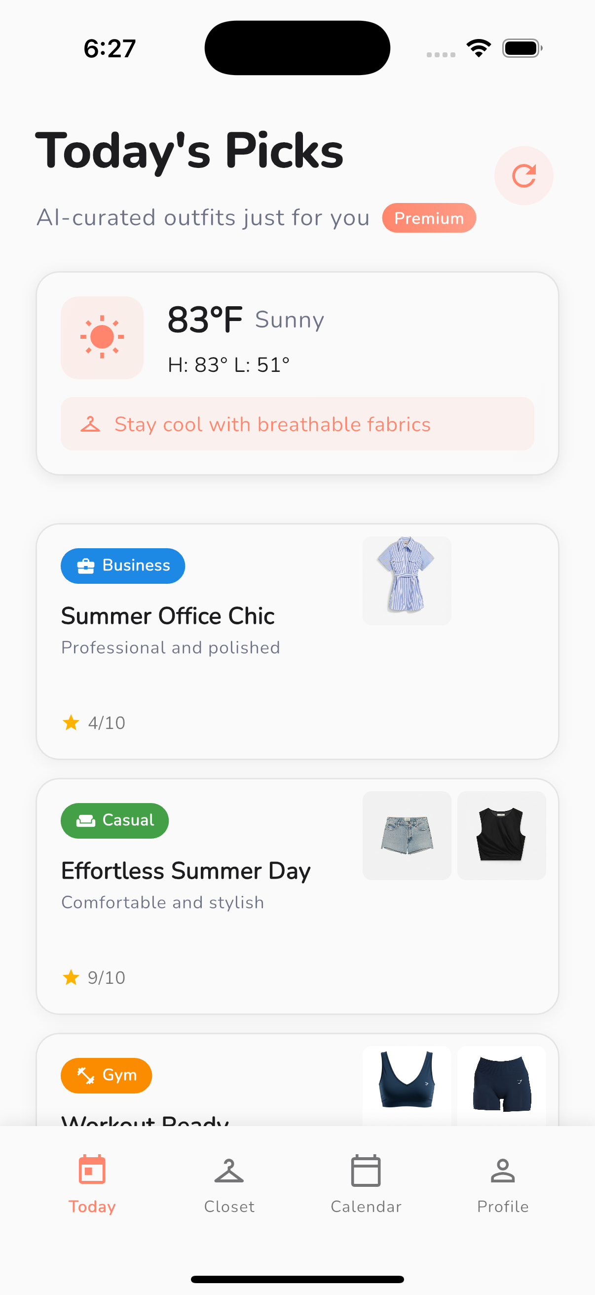 Pocket Stylist Daily Recommendations