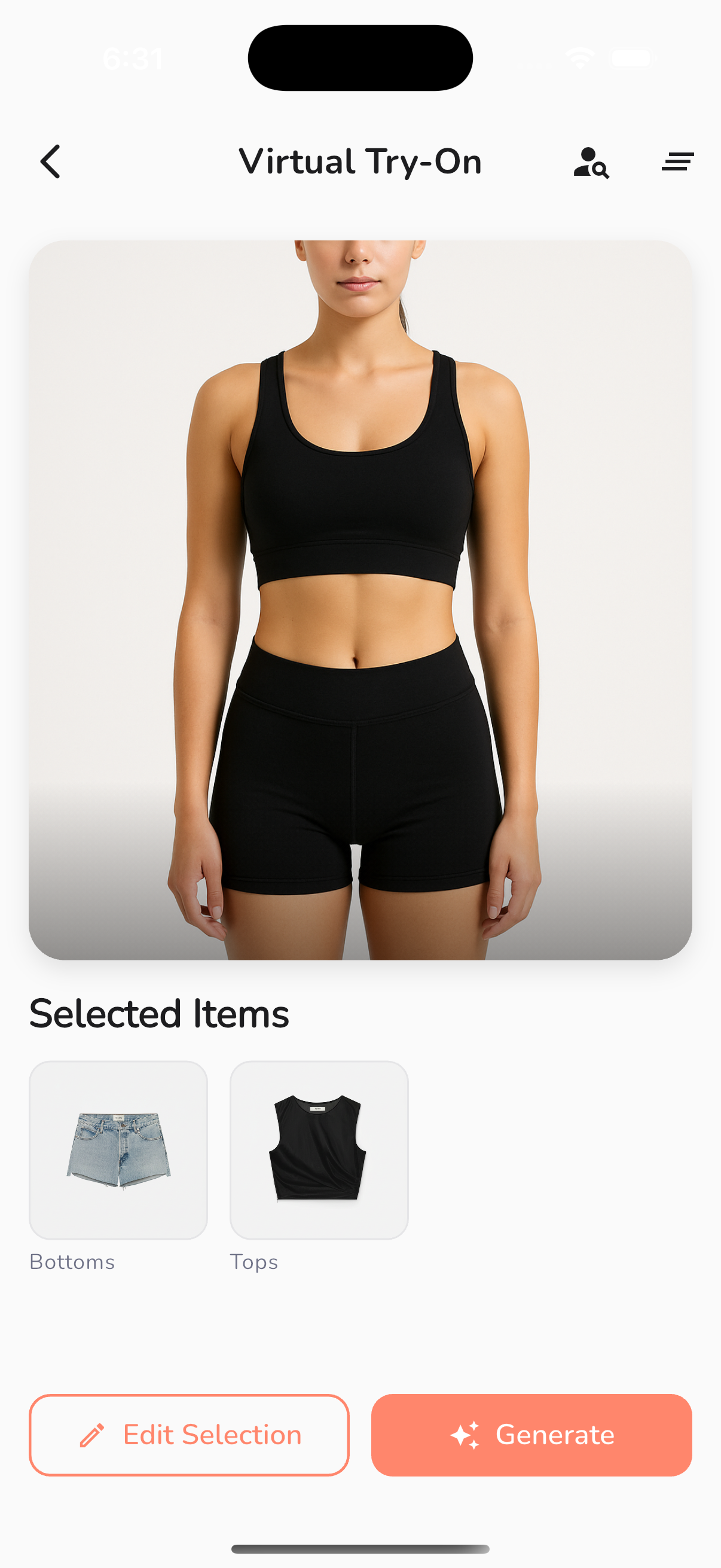 Virtual Try-On - Configure Your Style